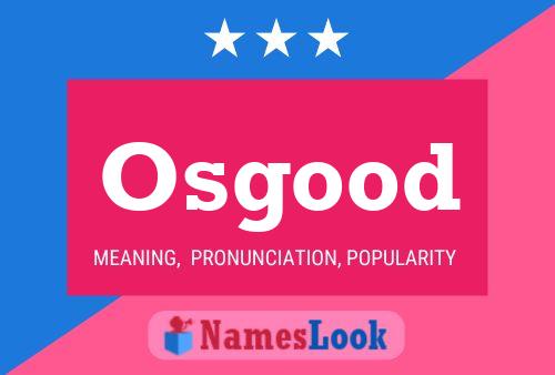 ملصق اسم Osgood