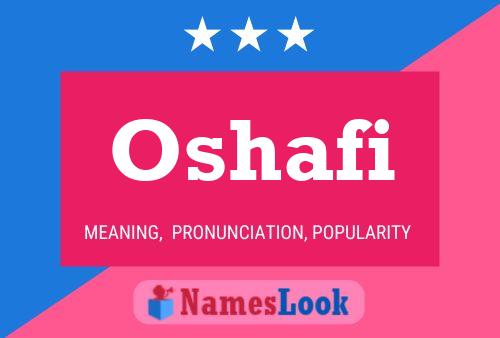 ملصق اسم Oshafi