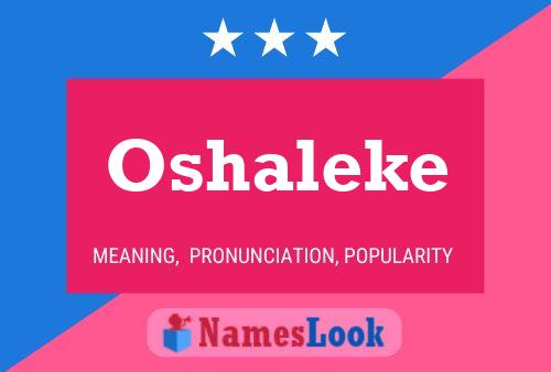 ملصق اسم Oshaleke