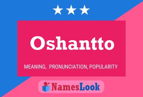 ملصق اسم Oshantto