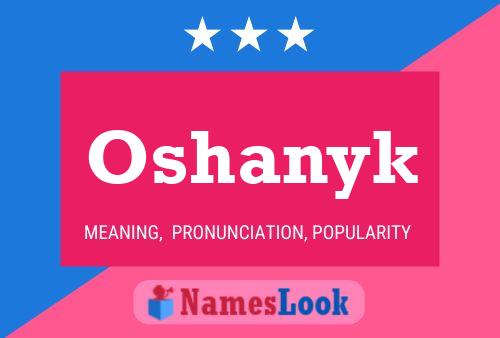 ملصق اسم Oshanyk