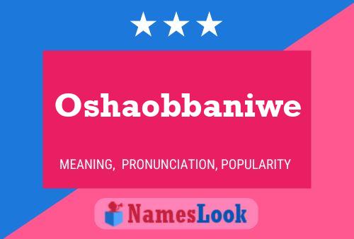 ملصق اسم Oshaobbaniwe