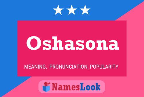 ملصق اسم Oshasona