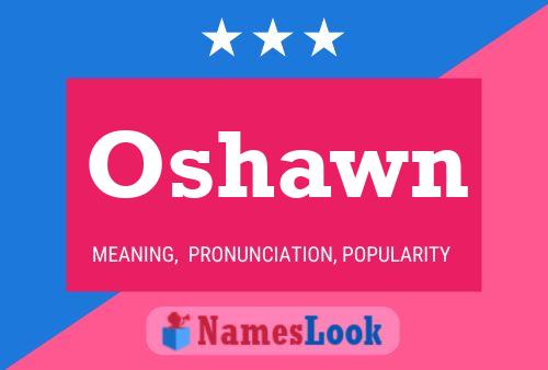 ملصق اسم Oshawn