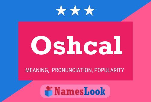 ملصق اسم Oshcal