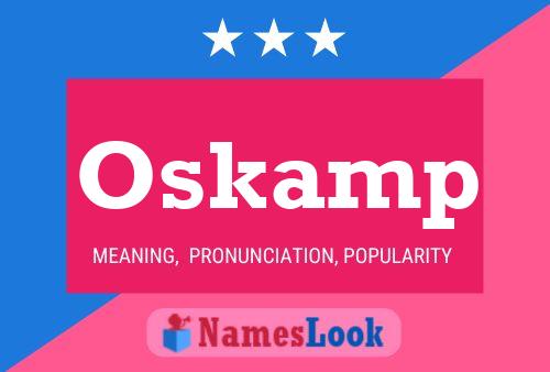 ملصق اسم Oskamp