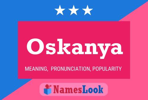 ملصق اسم Oskanya