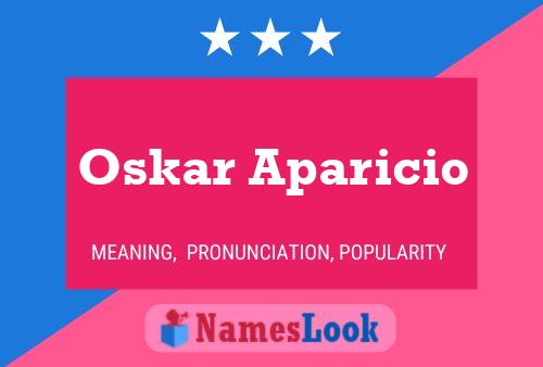 ملصق اسم Oskar Aparicio