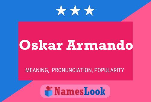 ملصق اسم Oskar Armando