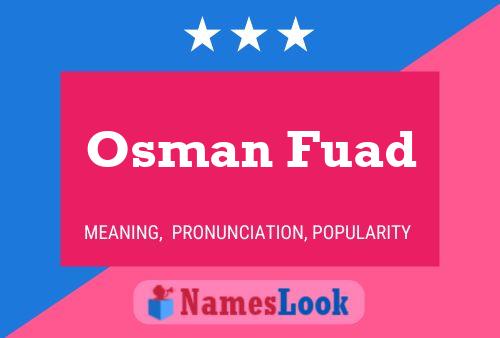 ملصق اسم Osman Fuad