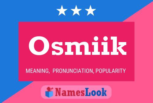 ملصق اسم Osmiik