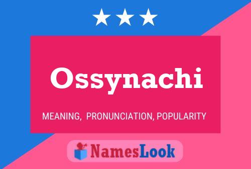 ملصق اسم Ossynachi