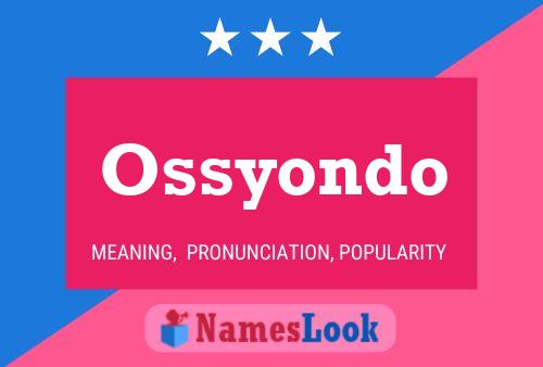 ملصق اسم Ossyondo