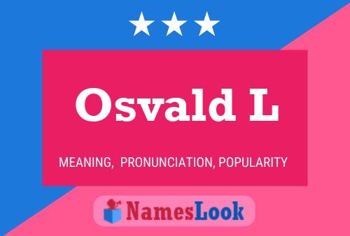 ملصق اسم Osvald L