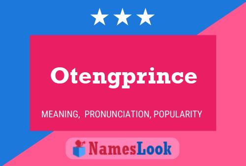 ملصق اسم Otengprince