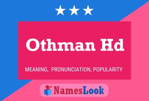 ملصق اسم Othman Hd