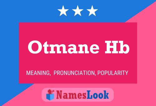 ملصق اسم Otmane Hb