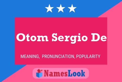 ملصق اسم Otom Sergio De