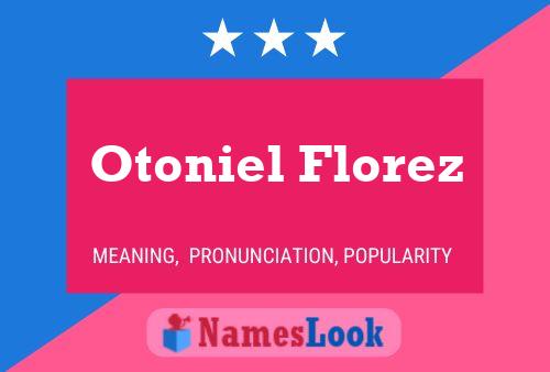 ملصق اسم Otoniel Florez