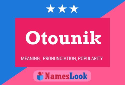 ملصق اسم Otounik