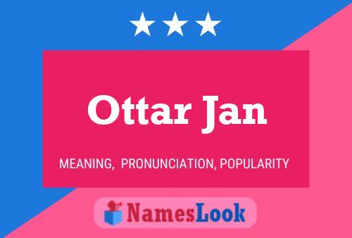 ملصق اسم Ottar Jan