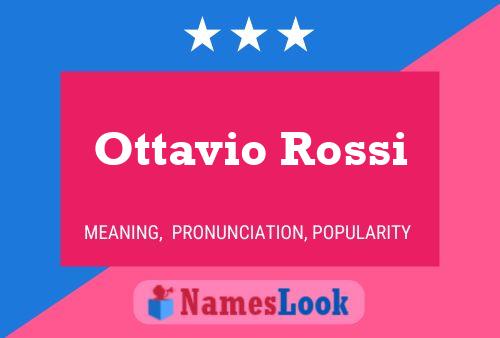 ملصق اسم Ottavio Rossi