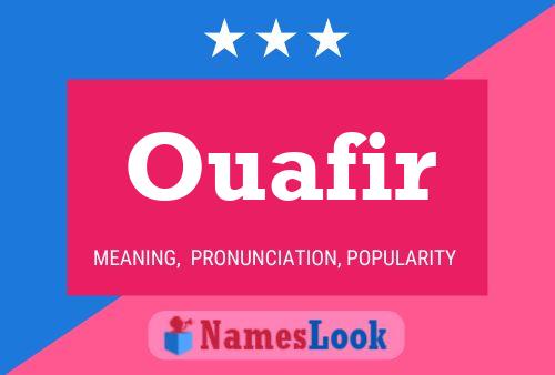 ملصق اسم Ouafir