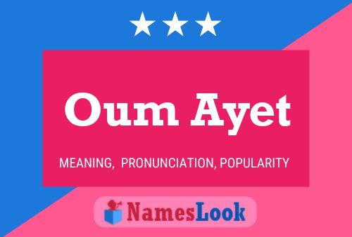 ملصق اسم Oum Ayet