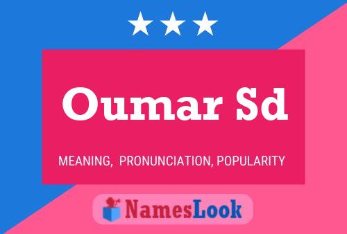 ملصق اسم Oumar Sd