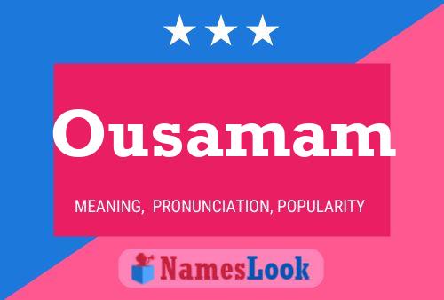 ملصق اسم Ousamam