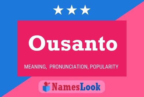 ملصق اسم Ousanto