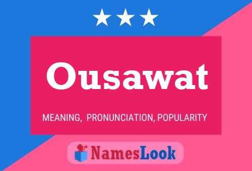 ملصق اسم Ousawat