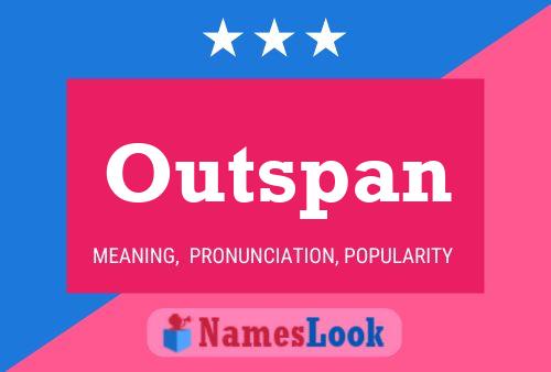 ملصق اسم Outspan