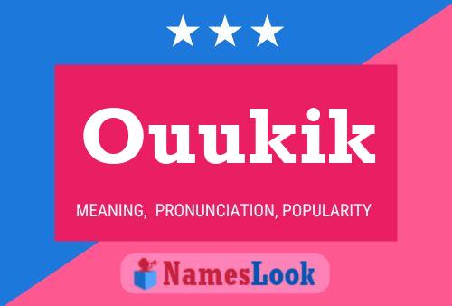 ملصق اسم Ouukik