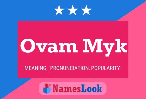 ملصق اسم Ovam Myk