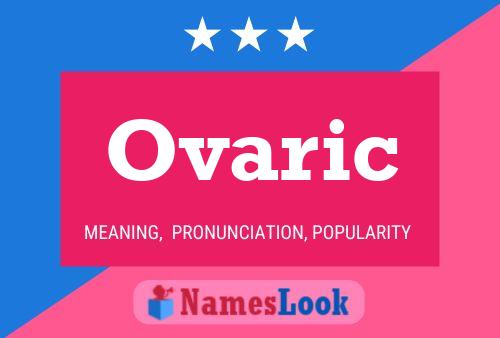 ملصق اسم Ovaric