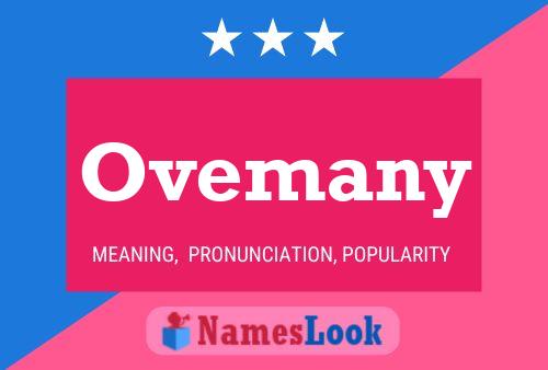 ملصق اسم Ovemany