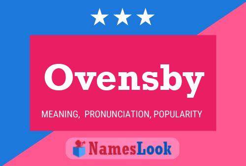 ملصق اسم Ovensby