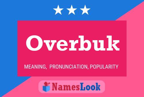 ملصق اسم Overbuk