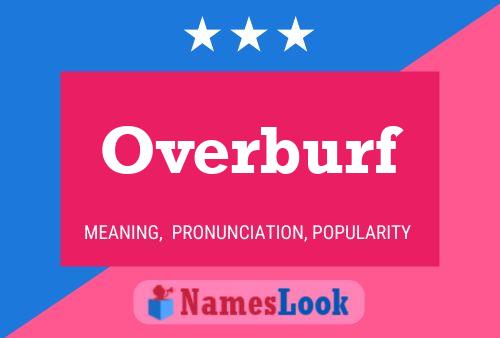 ملصق اسم Overburf