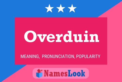 ملصق اسم Overduin