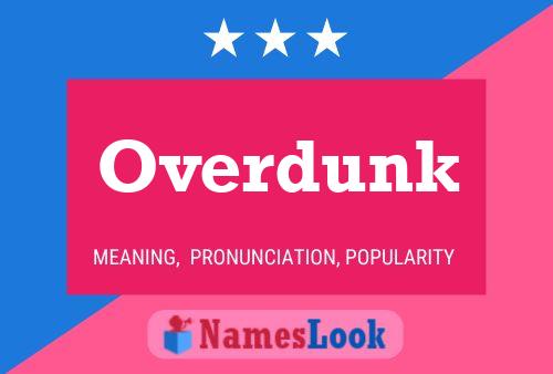 ملصق اسم Overdunk