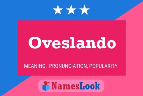 ملصق اسم Oveslando