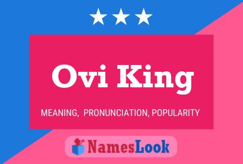 ملصق اسم Ovi King