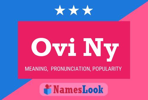 ملصق اسم Ovi Ny