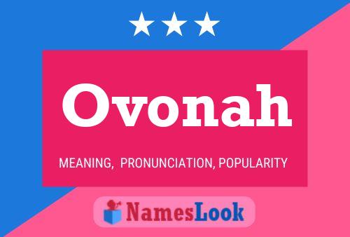 ملصق اسم Ovonah