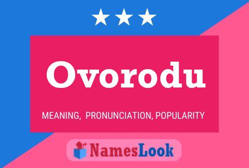 ملصق اسم Ovorodu