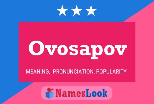 ملصق اسم Ovosapov