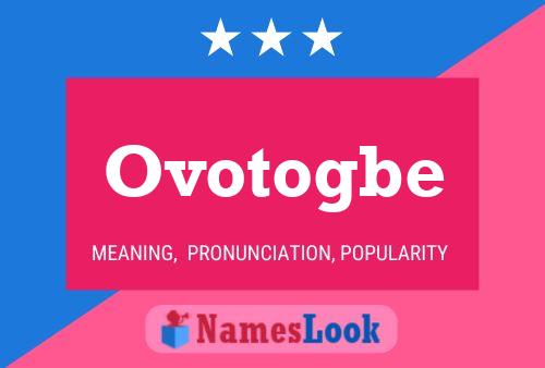 ملصق اسم Ovotogbe