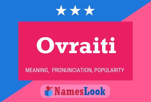 ملصق اسم Ovraiti